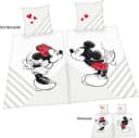 Disney Partnerbettwäsche Mickey Minnie Mouse Renforcé Baumwolle Bild 2