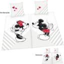 Disney Partnerbettwäsche Mickey Minnie Mouse Renforcé Baumwolle Bild 3
