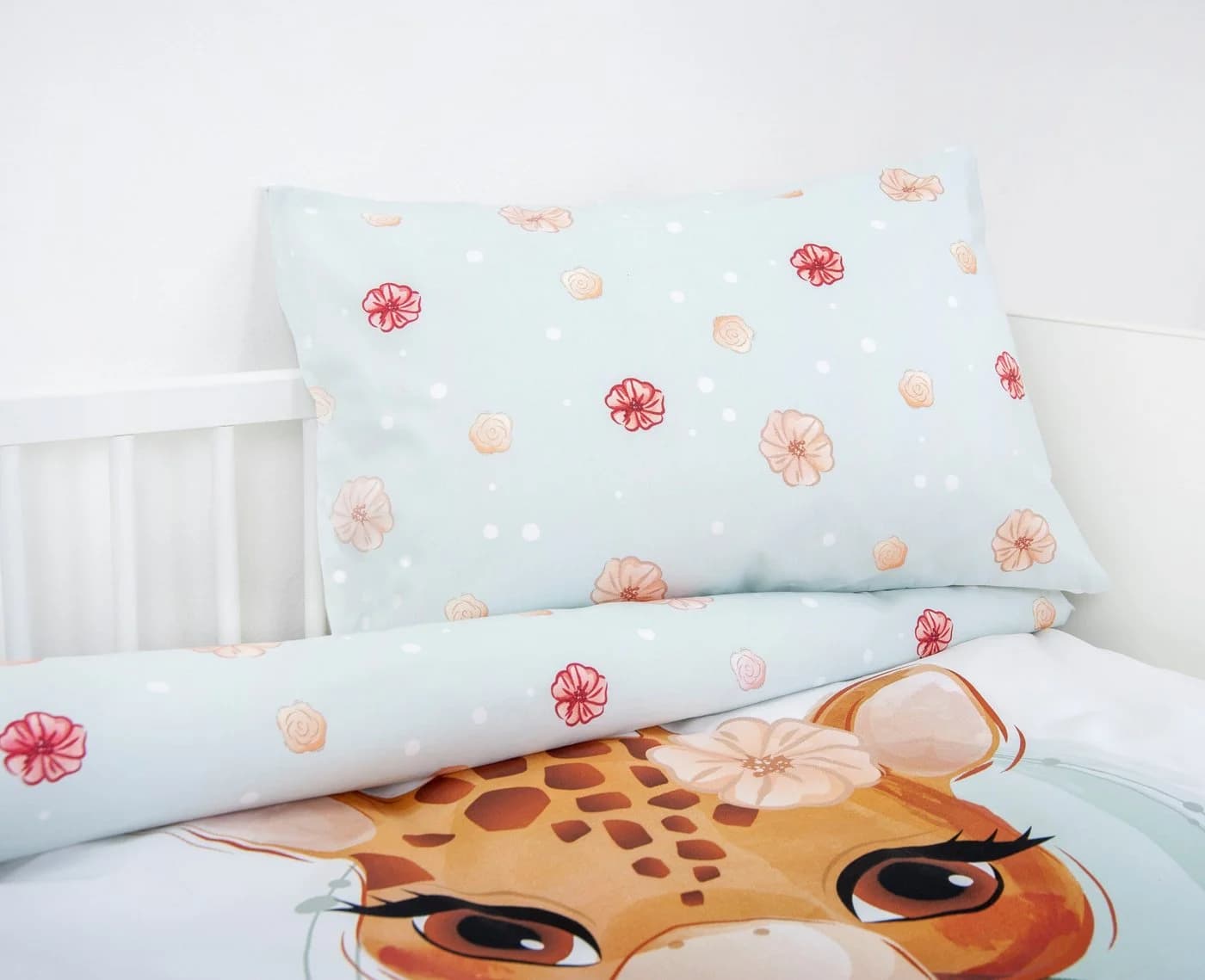 Baby Best Babybettwäsche Giraffe Bunt Renforcé 2-tlg. - Bild 5