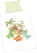 Baby Best Babybettwäsche Dinos Bunt Renforcé 100% Baumwolle Bild 1