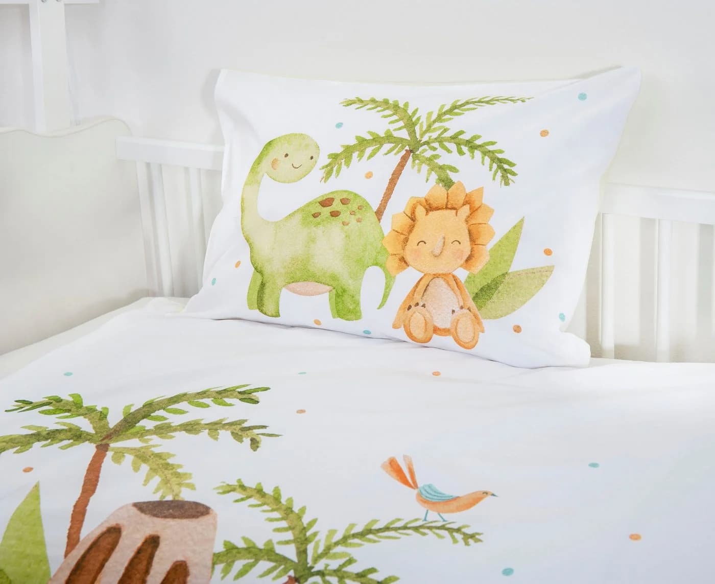 Baby Best Babybettwäsche Dinos Bunt Renforcé 100% Baumwolle - Bild 4
