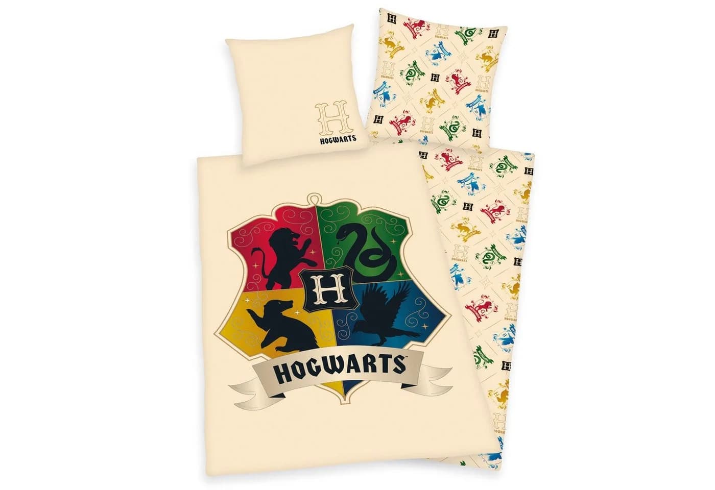 Wendebettwäsche Harry Potter Bunt 135x200 cm