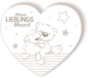 BABY BEST Dekokissen Herzform Bunt Bedruckt Bild 1