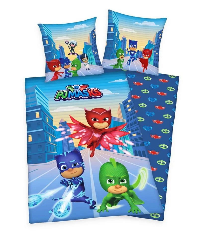 Herding Wendebettwäsche PJ Masks Bunt 135x200cm Baumwolle - Bild 2