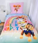 Herding Kinderbettwäsche PAW Patrol Think Happy Set 2-tlg. 135x200cm 80x80cm Bild 1