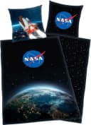 NASA Wendebettwäsche Renforcé 2-teilig Blau Bild 2