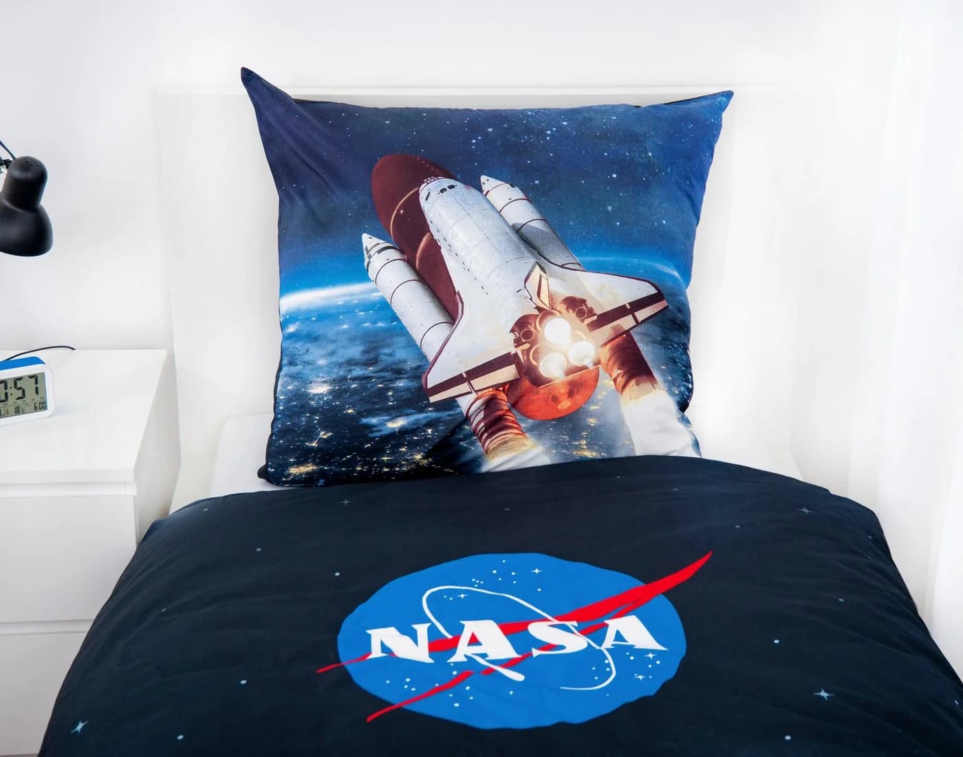 NASA Wendebettwäsche Renforcé 2-teilig Blau - Bild 4