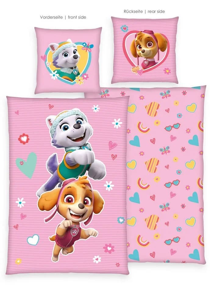 PAW PATROL Bettwäsche Set Bunt Glow-in-the-Dark Renforcé - Bild 2