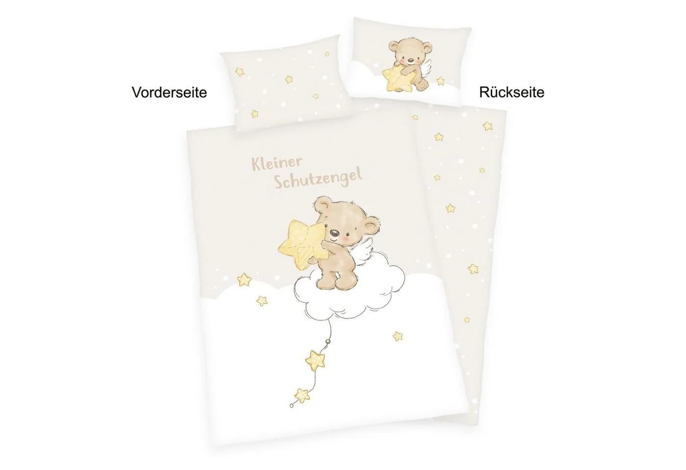 Babybettwäsche BABY BEST Kleiner Schutzengel Bunt Renforcé - Bild 5