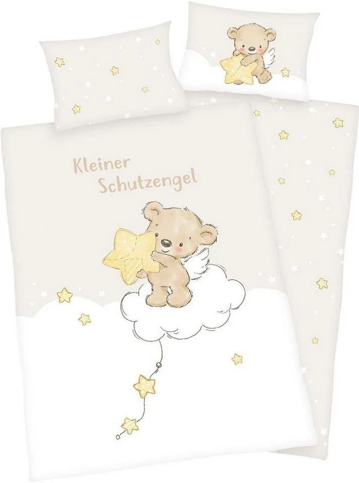 BABY BEST Babybettwäsche Kleiner Schutzengel Bunt Flanell - Bild 2