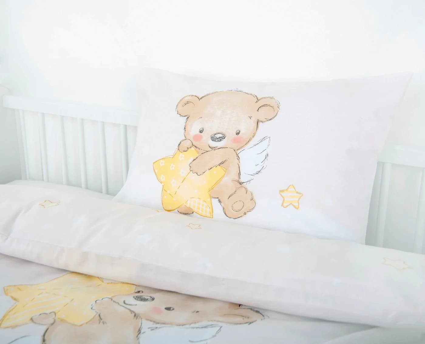 BABY BEST Babybettwäsche Kleiner Schutzengel Bunt Flanell - Bild 4