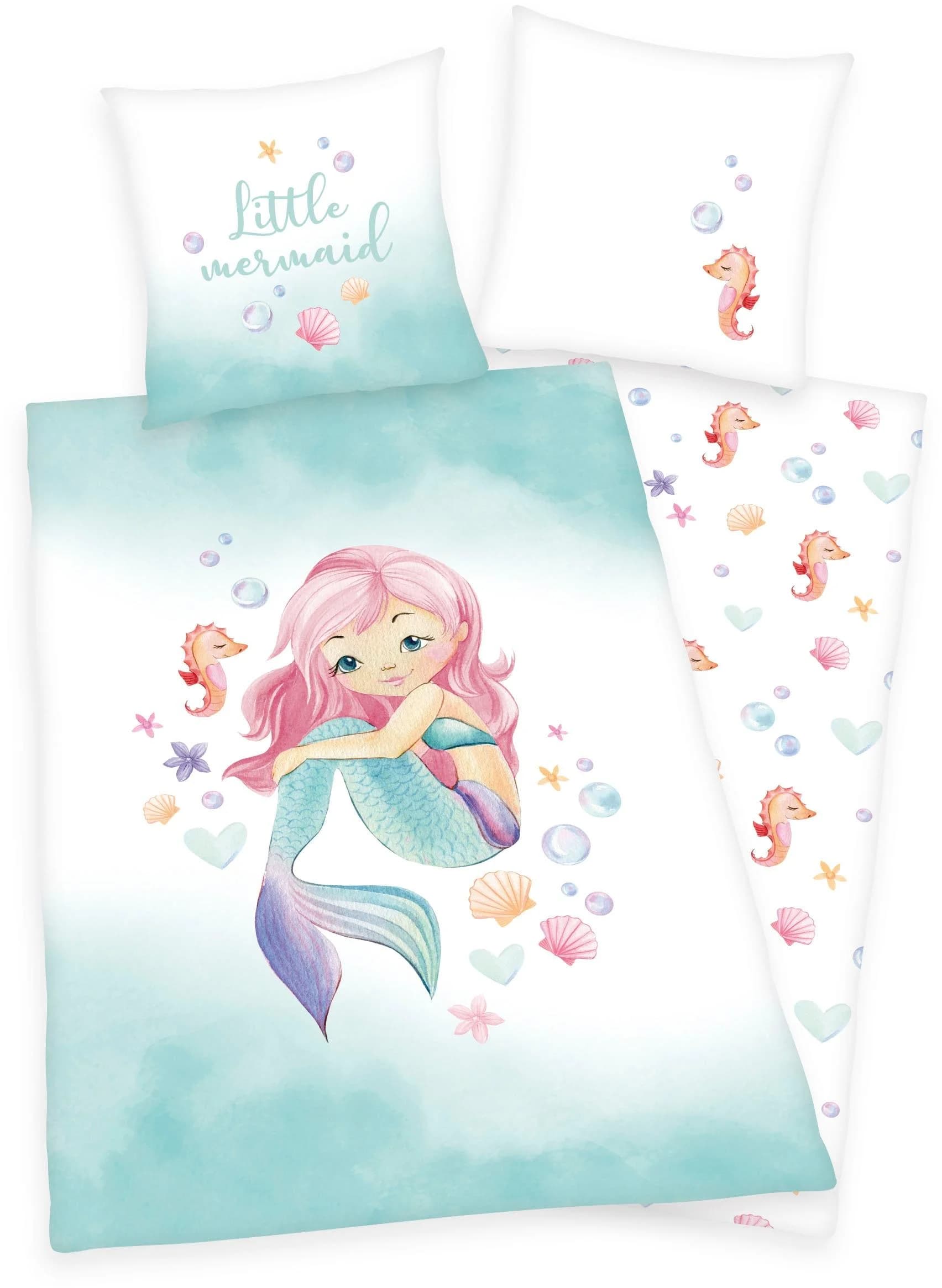 Herding Wendebettwäsche Little Mermaid Bunt Renforcé - Bild 2