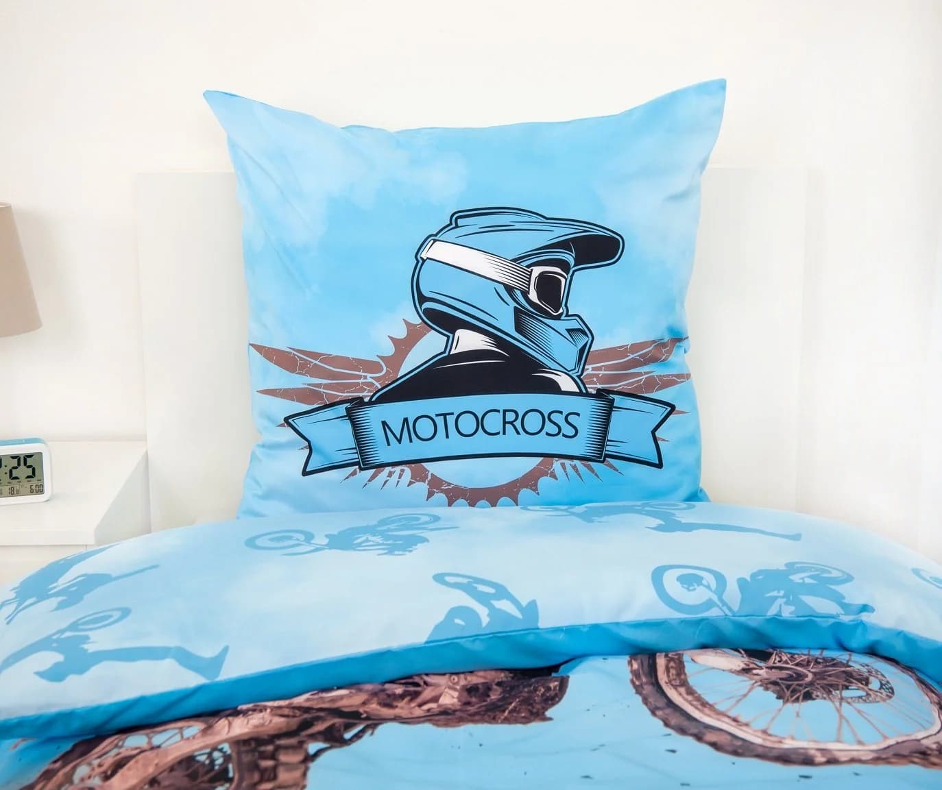 Herding Kinderbettwäsche Motocross 2tlg. 135x200 cm 100% Polyester - Bild 4