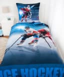 Herding Kinderbettwäsche Eishockey Set 2tlg. 135x200 cm Microfaser Bild 1