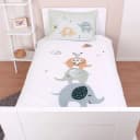 BABY BEST Babybettwäsche Elefanten Bunt Renforcé Bild 1