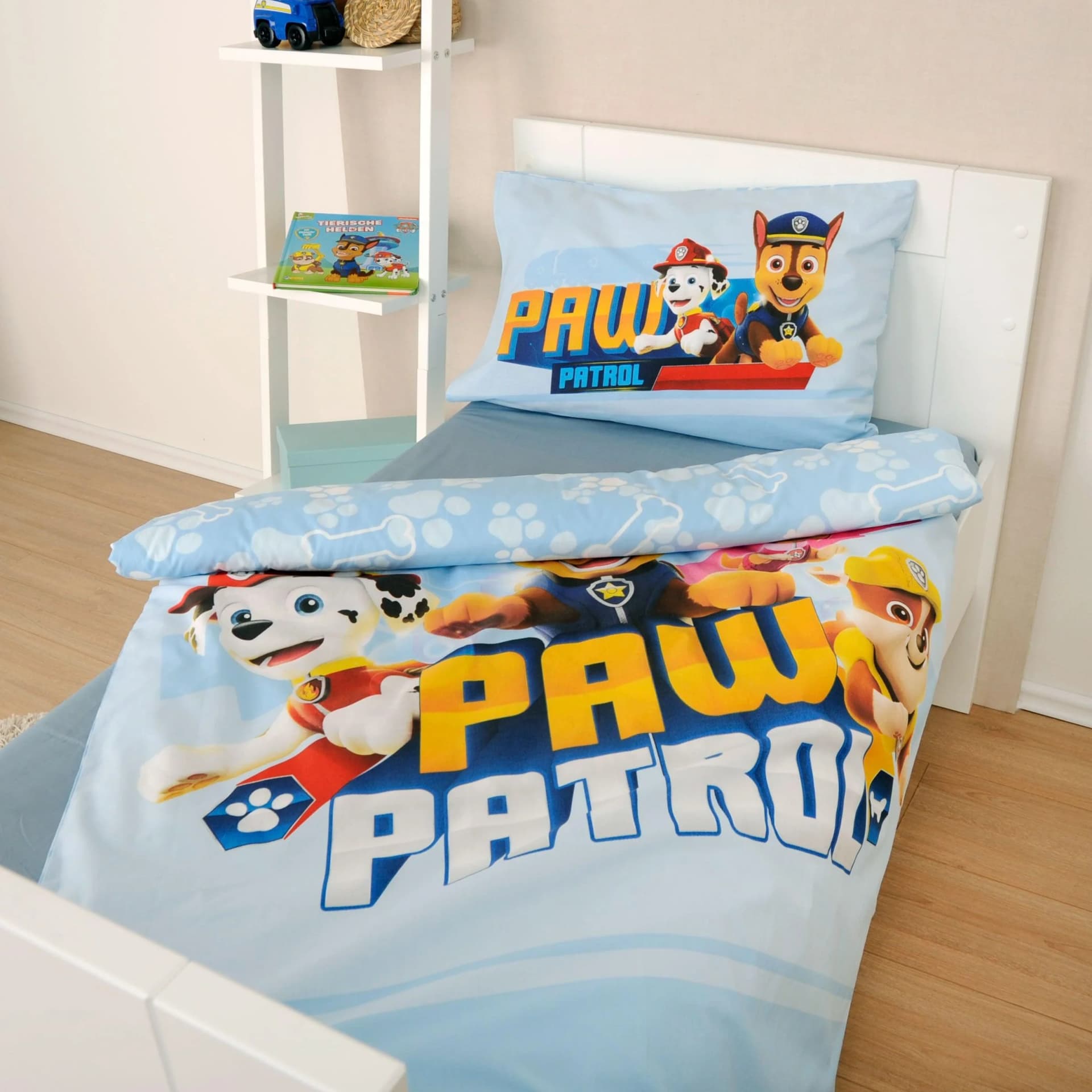 PAW PATROL Babybettwäsche Bunt Renforcé 100x135 cm