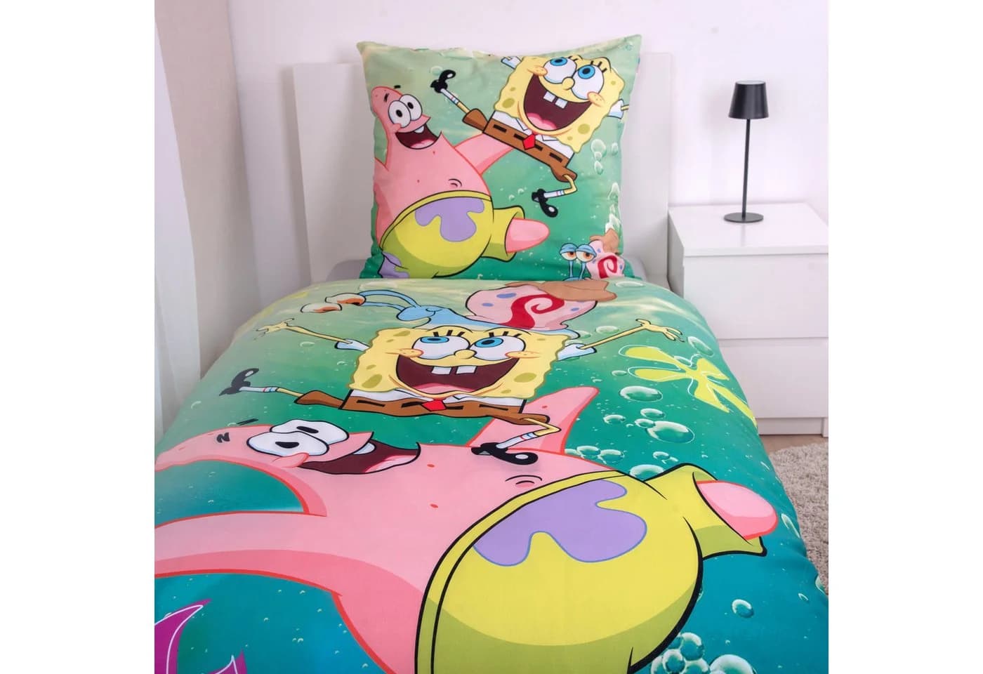 Sponge Bob Bettwäsche 2-teilig Renforcé Wendebettwäsche Bunt