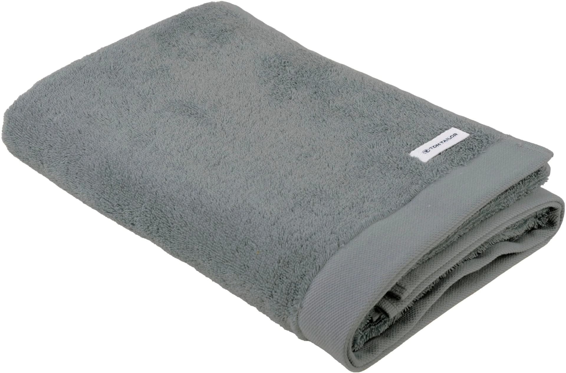 TOM TAILOR HOME Duschtuch COLOR BATH Grau Frottier 100% Baumwolle