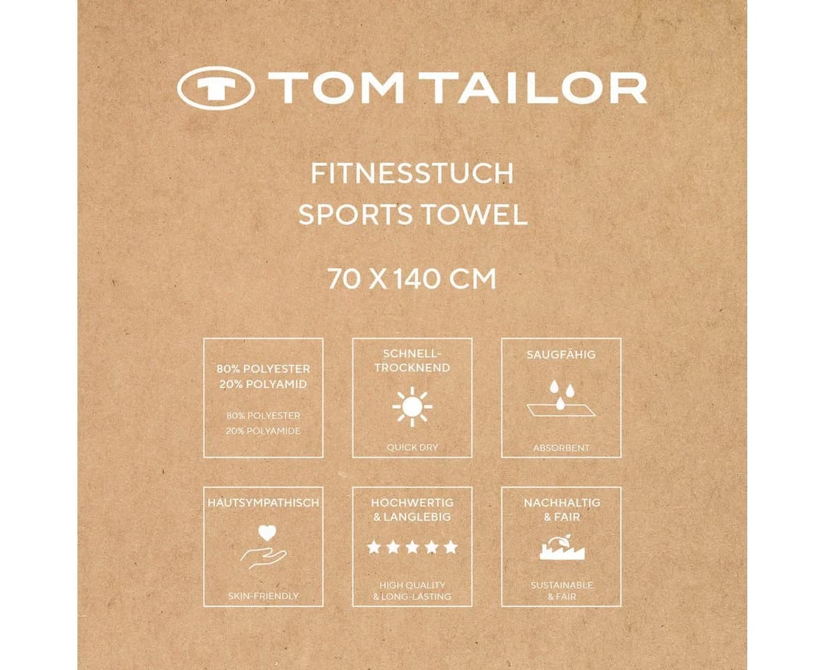 TOM TAILOR HOME Sporthandtuch Fresh Sage Microfaser - Bild 4