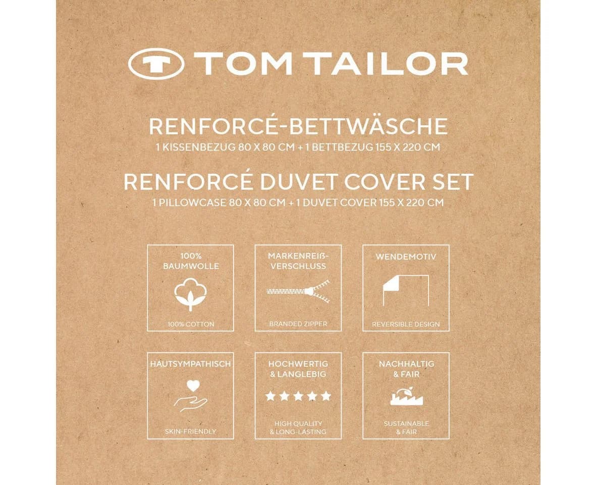 TOM TAILOR HOME Bettwäsche BOLD STRIPES Wendebettwäsche Renforcé 100% Baumwolle - Bild 5