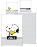 Herding Jugendbettwäsche Snoopy Weiß Renforcé Bild 2