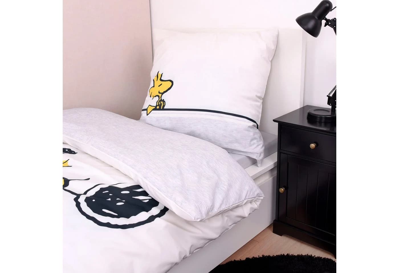 Herding Jugendbettwäsche Snoopy Weiß Renforcé - Bild 3