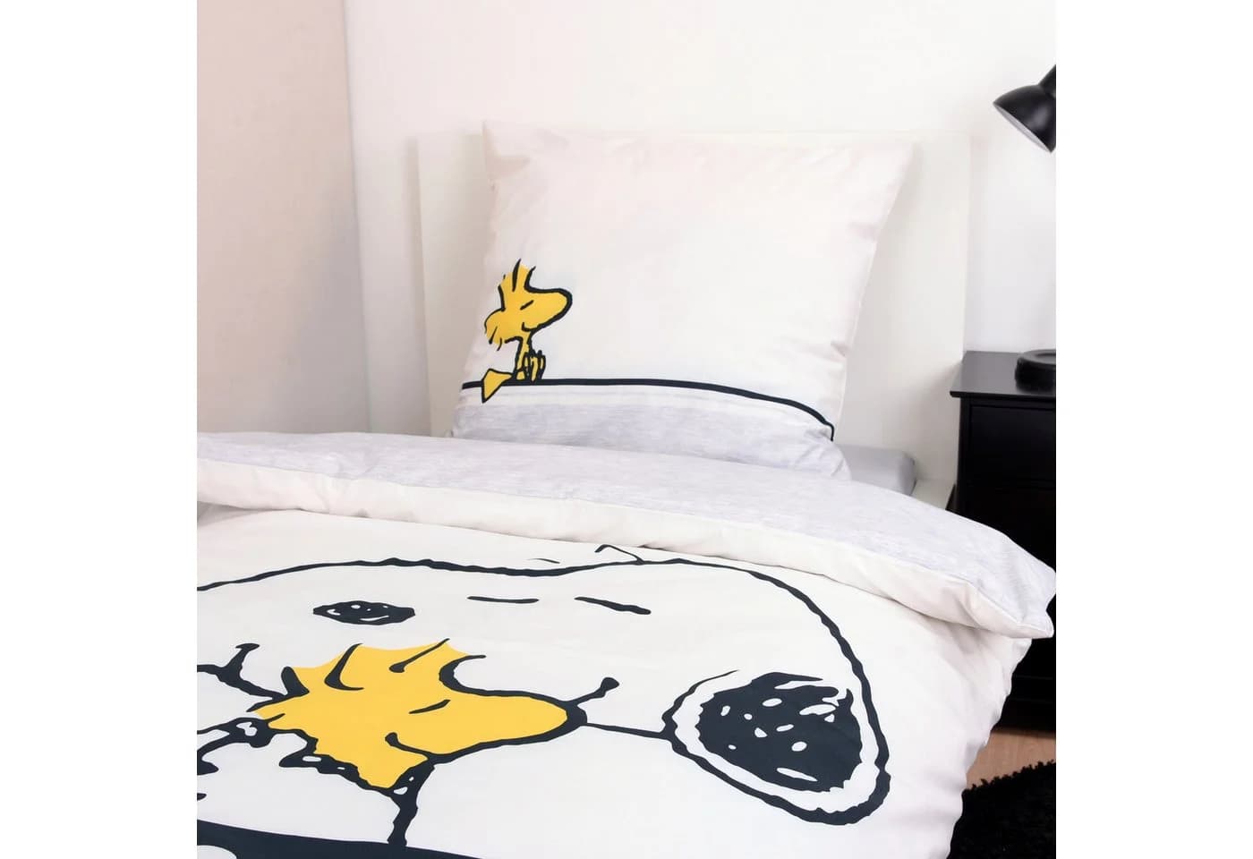 Herding Jugendbettwäsche Snoopy Weiß Renforcé - Bild 5