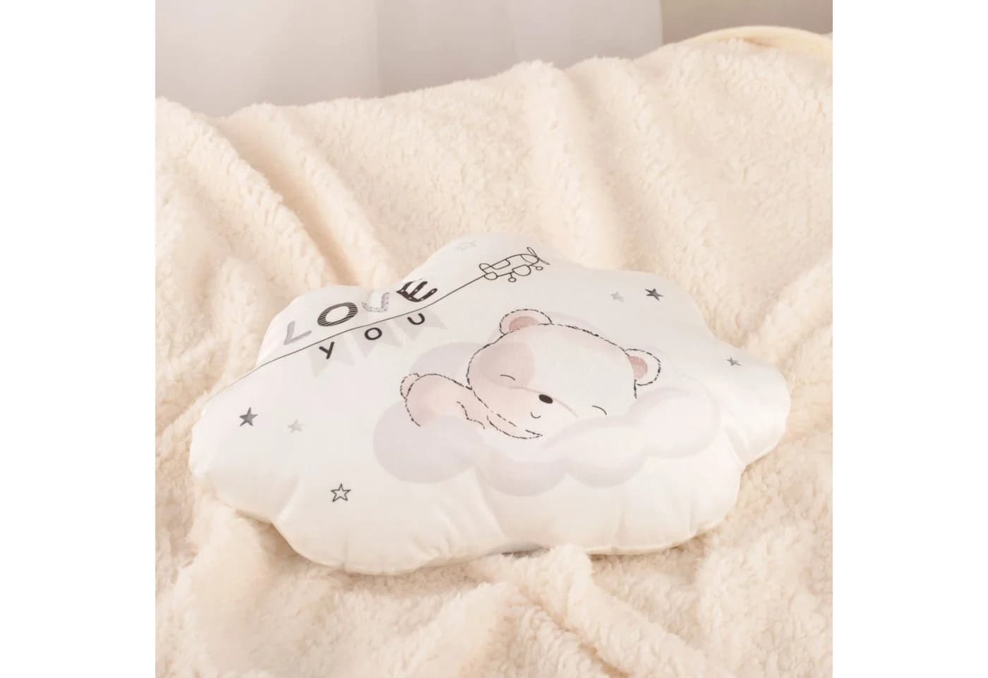 Baby Best Dekokissen Sleeping Little Bear Bunt Motivform - Bild 3