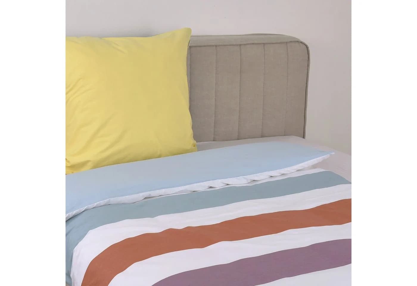 TOM TAILOR HOME Bettwäsche Colored Stripe Bunt Renforcé 3-tlg.