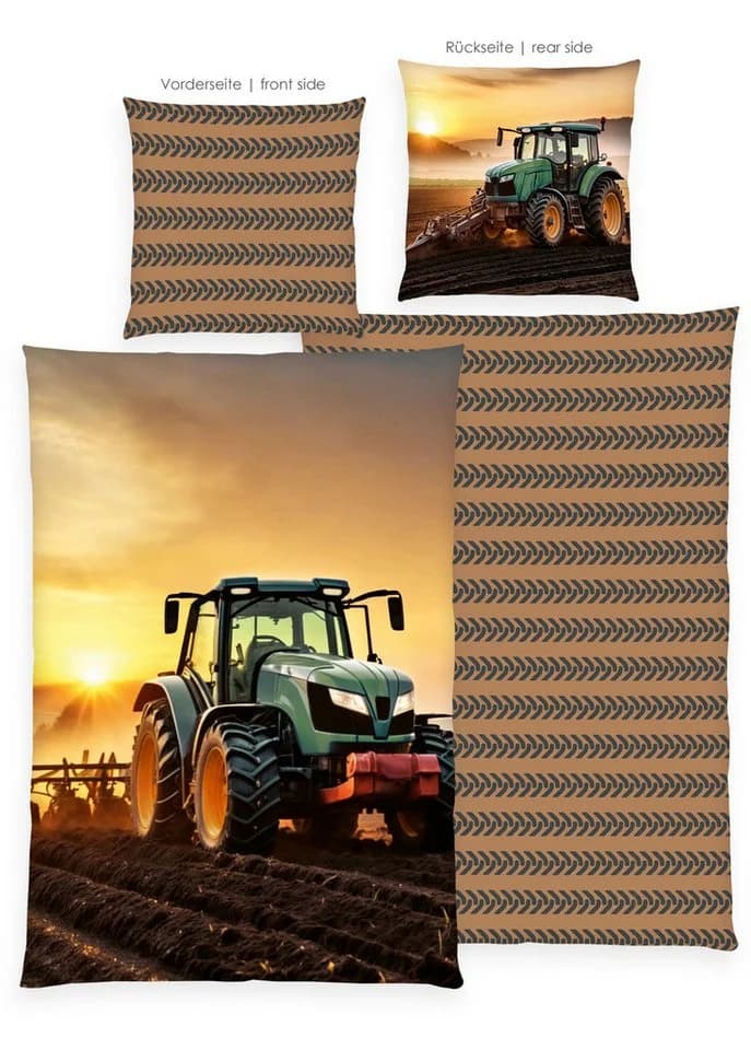 Herding Young Collection Bettwäsche Traktor Renforcé 2-teilig Wendebettwäsche - Bild 2