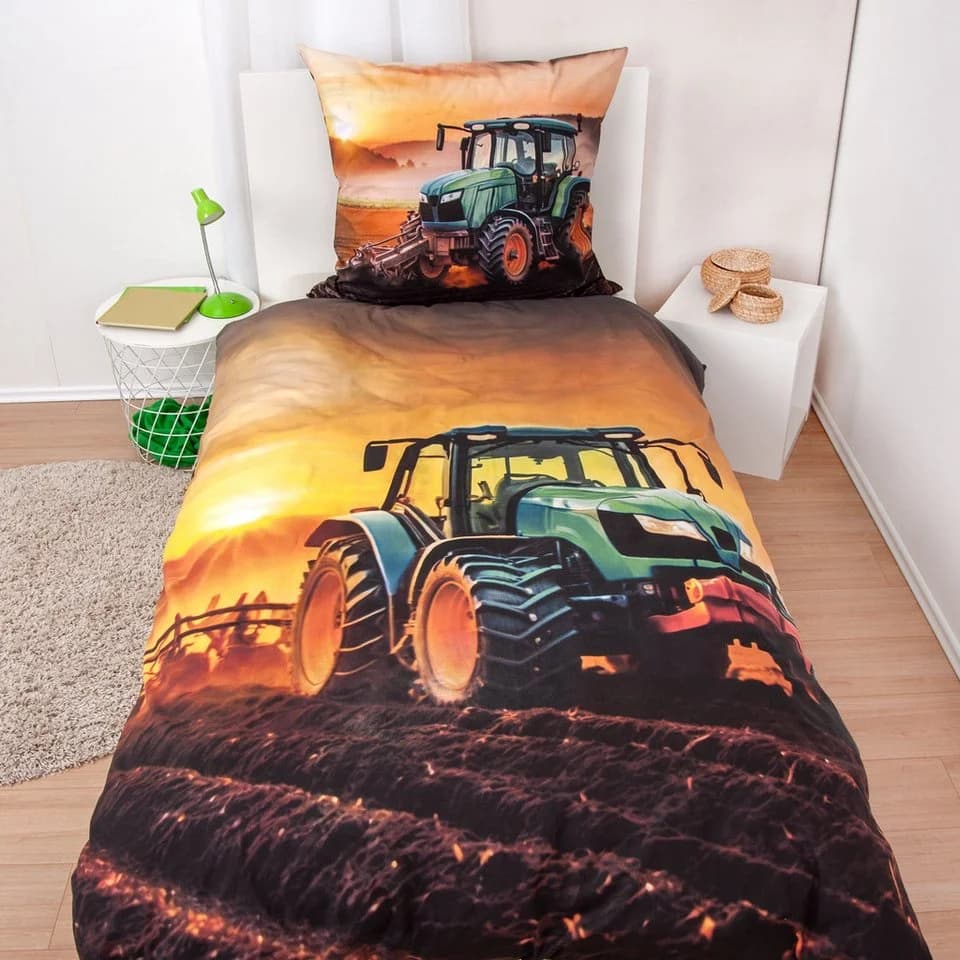 Herding Young Collection Bettwäsche Traktor Renforcé 2-teilig Wendebettwäsche - Bild 4
