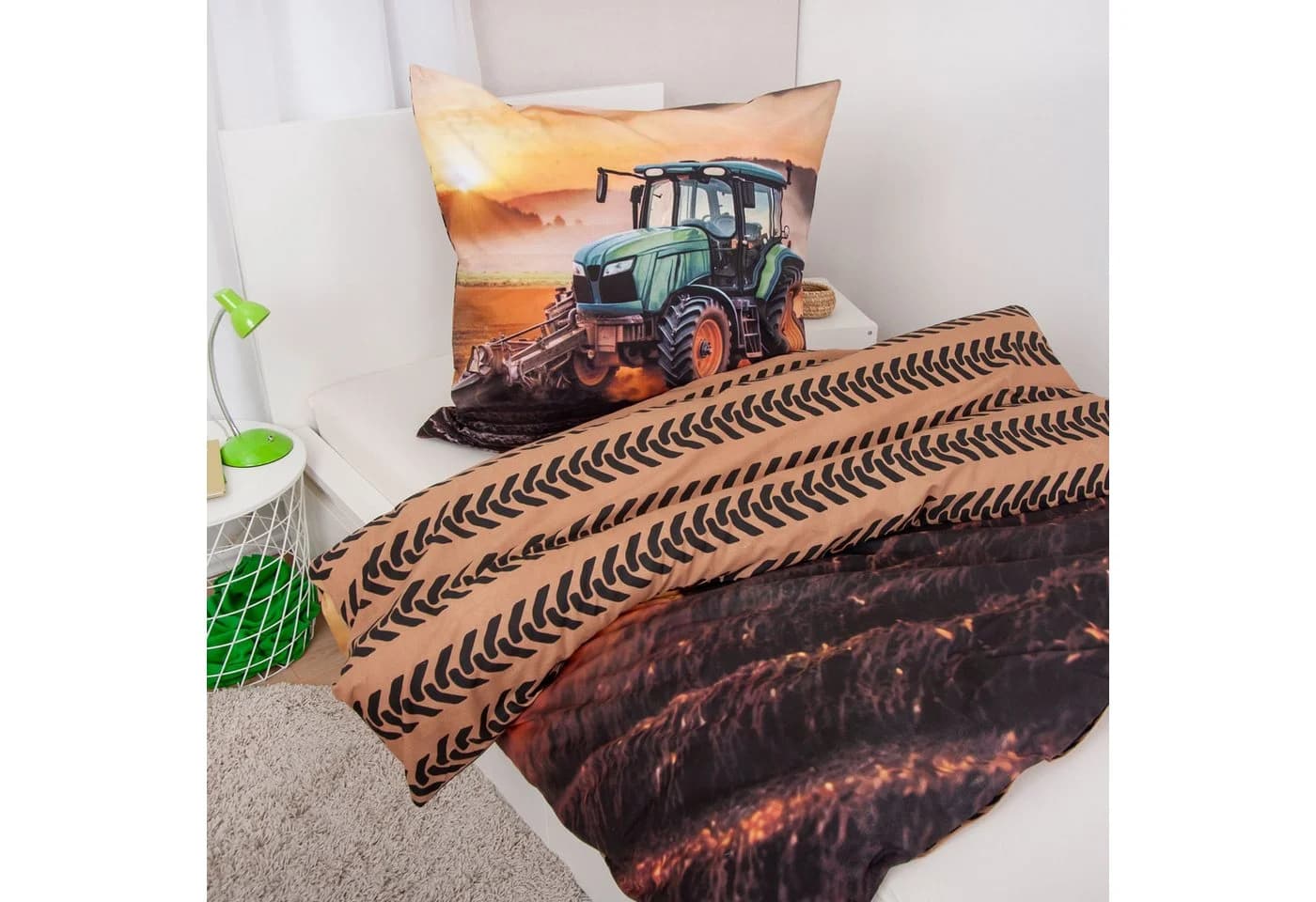 Herding Young Collection Bettwäsche Traktor Renforcé 2-teilig Wendebettwäsche - Bild 5