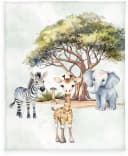 Herding Young Collection Kinderdecke Safari Bunt Fleece Bild 2
