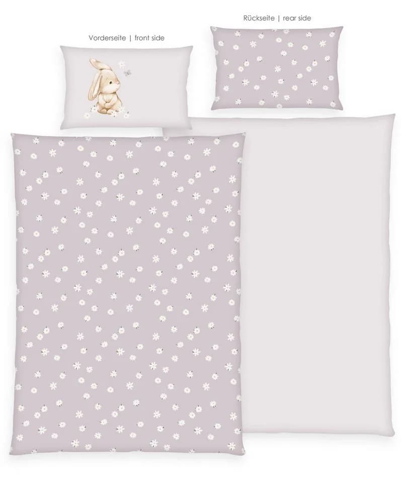Baby Best Babybettwäsche Flower Bunny Flanell 2-teilig
