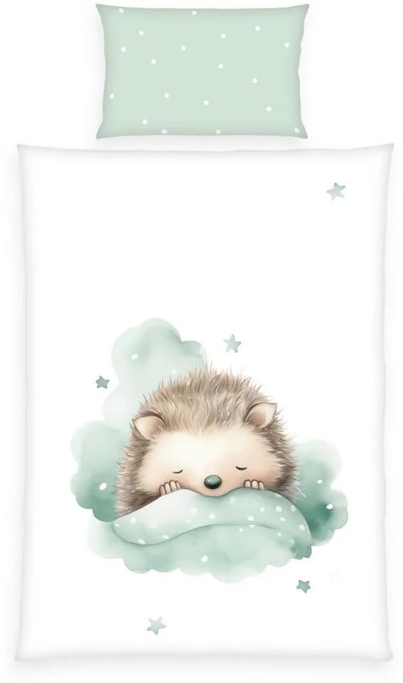 Baby Best Babybettwäsche Kleiner Igel Bunt Renforcé 2-tlg. - Bild 2