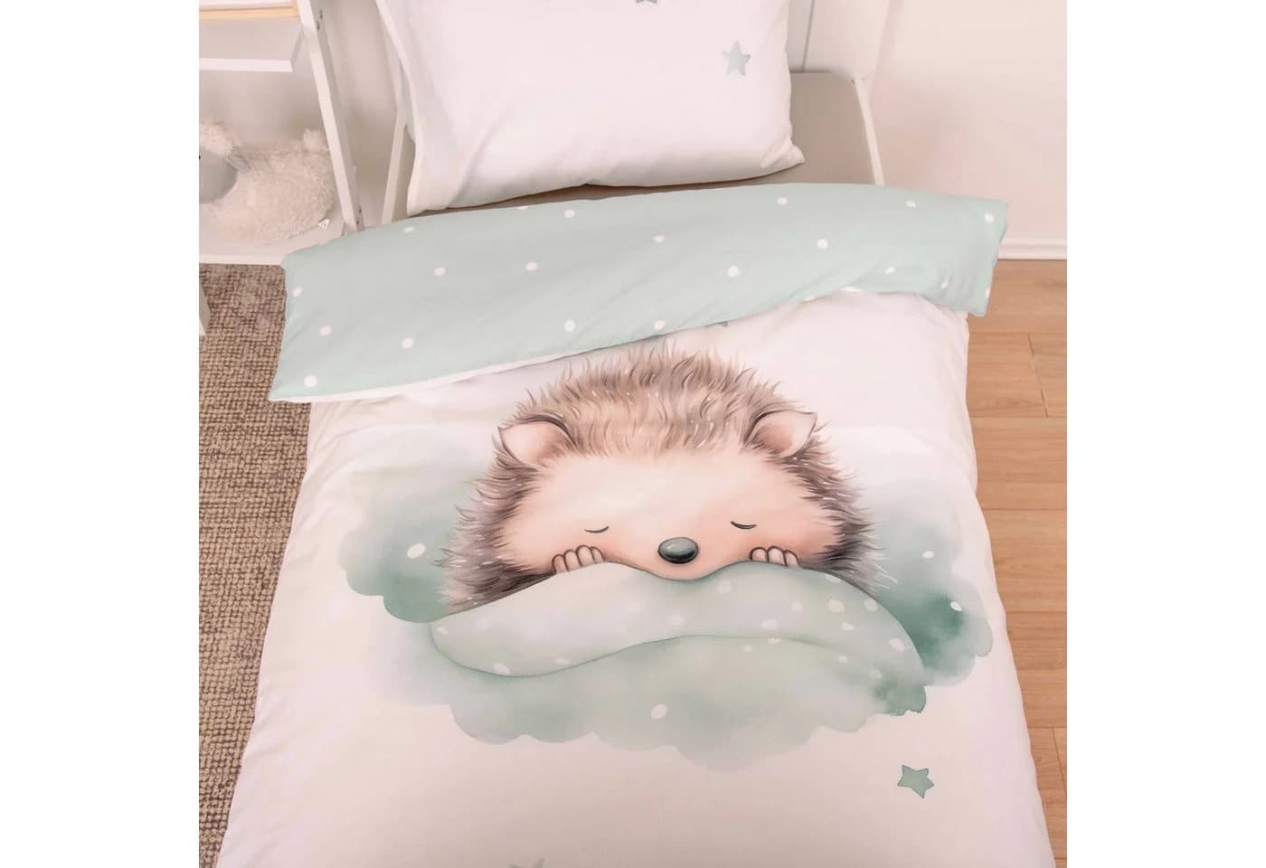 Baby Best Babybettwäsche Kleiner Igel Bunt Renforcé 2-tlg. - Bild 4