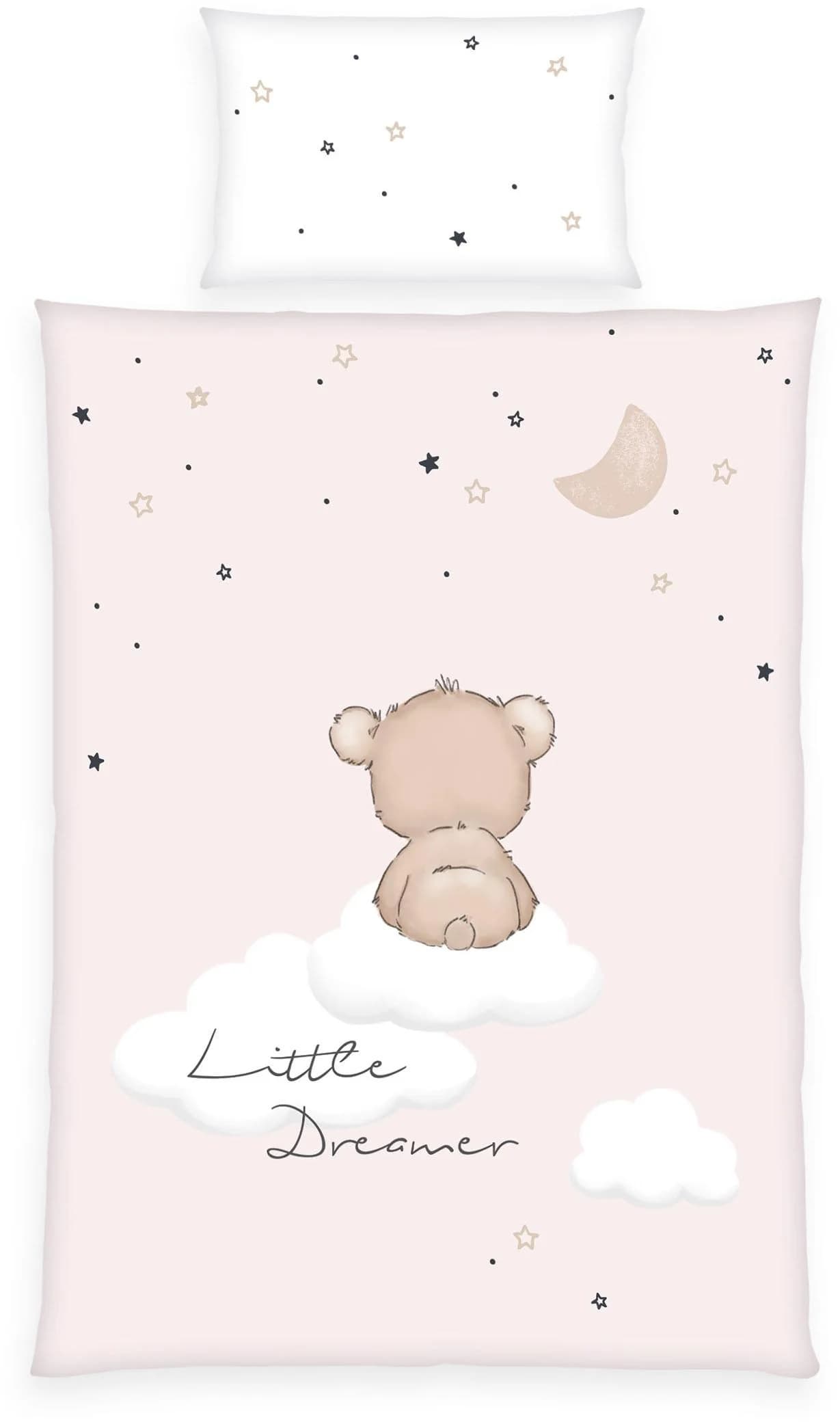 Baby Best Little Dreamer Bettwäsche Rosa Renforcé 2-teilig