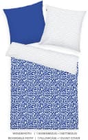 TOM TAILOR HOME Wendebettwäsche ORGANIC LEAVES Cobalt Renforcé Bild 2