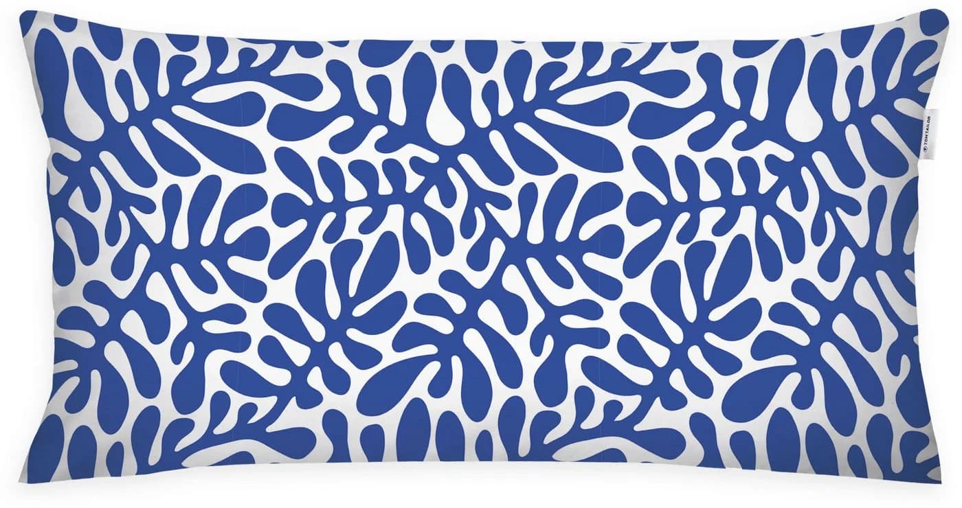 TOM TAILOR HOME Kissenhülle Cobalt Blau Baumwolle Renforcé - Bild 3
