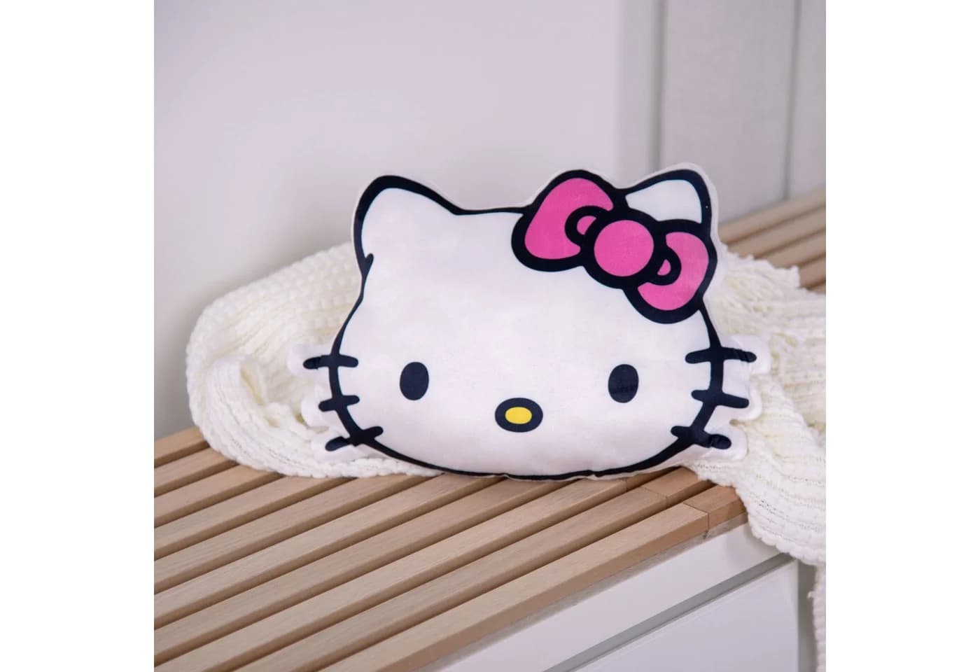 Hello Kitty Dekokissen Herzförmig Bunt Polyester
