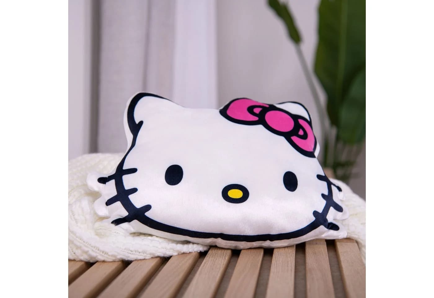 Hello Kitty Dekokissen Herzförmig Bunt Polyester - Bild 3