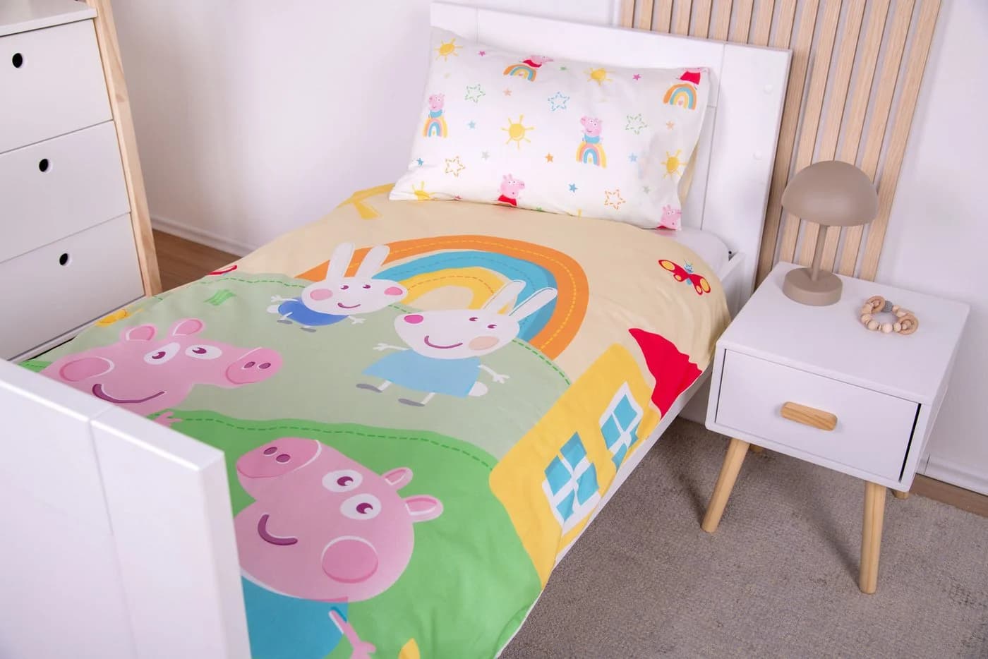 Babybettwäsche BABY BEST Peppa Pig Bunt Wendebettwäsche Renforcé - Bild 4