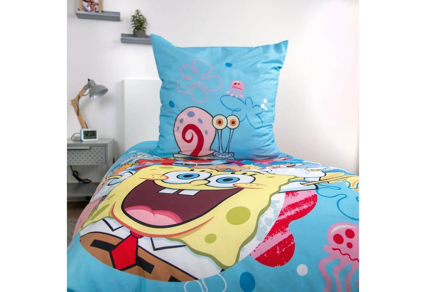 Sponge Bob Bettwäsche Bunt Wendebettwäsche Renforcé
