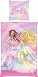 Barbie Bettwäsche Rainbow Renforcé 2-teilig Wendebettwäsche Bild 3