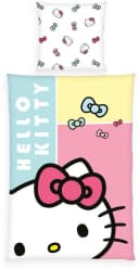 Hello Kitty Kinderbettwäsche 2-teilig Baumwolle Renforcé Rosa/Weiß Bild 3