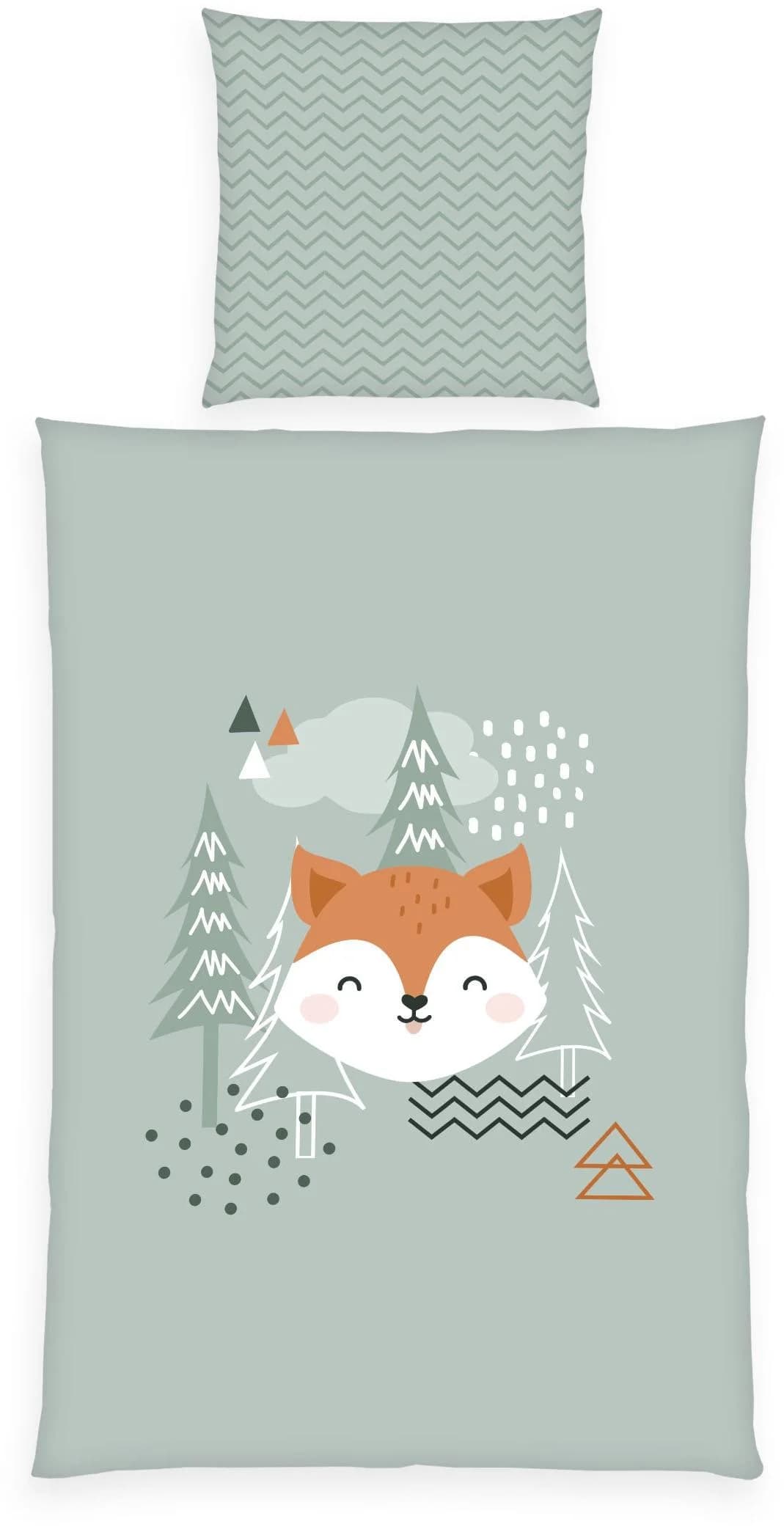 Baby Best Wendebettwäsche Young Collection Nordic Forest Bunt