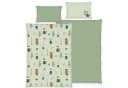 Wendebettwäsche Waldtiere Baumwolle Flanell 100x135x40 cm Bild 2