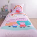 Peppa Pig Wendebettwäsche Flanell 2-teilig Bunt Bild 1