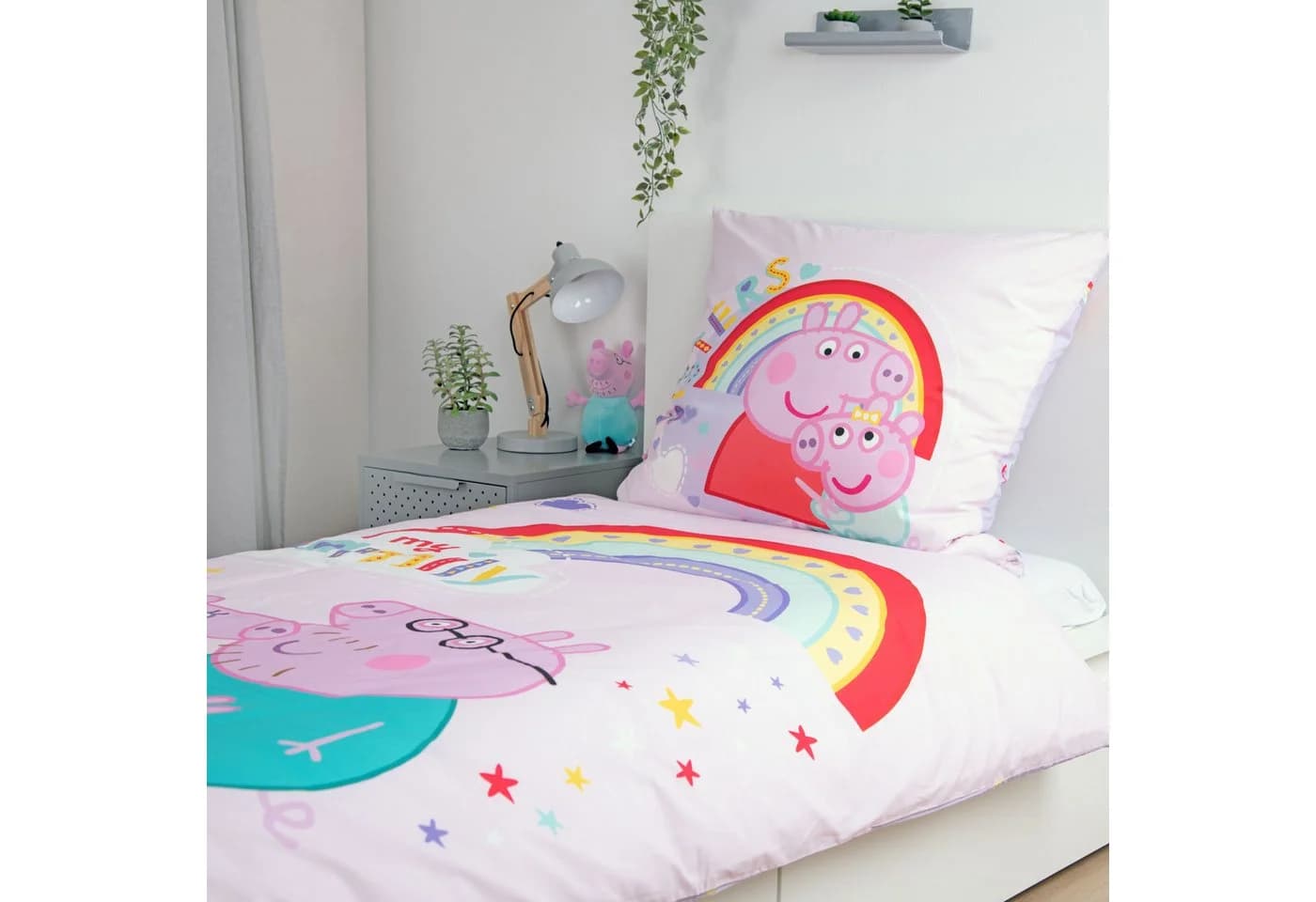 Peppa Pig Wendebettwäsche Flanell 2-teilig Bunt - Bild 3