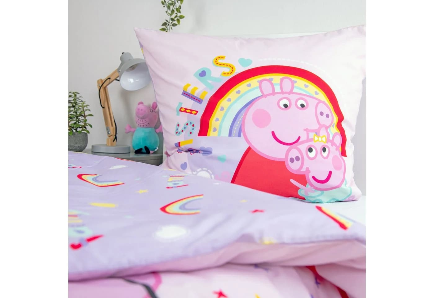 Peppa Pig Wendebettwäsche Flanell 2-teilig Bunt - Bild 5
